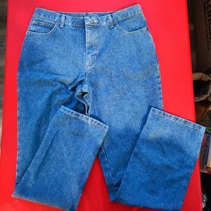 Lee relaxed fit straight leg blue women's size 10 medium